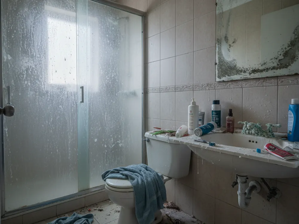 Bathroom Restore before cleaning